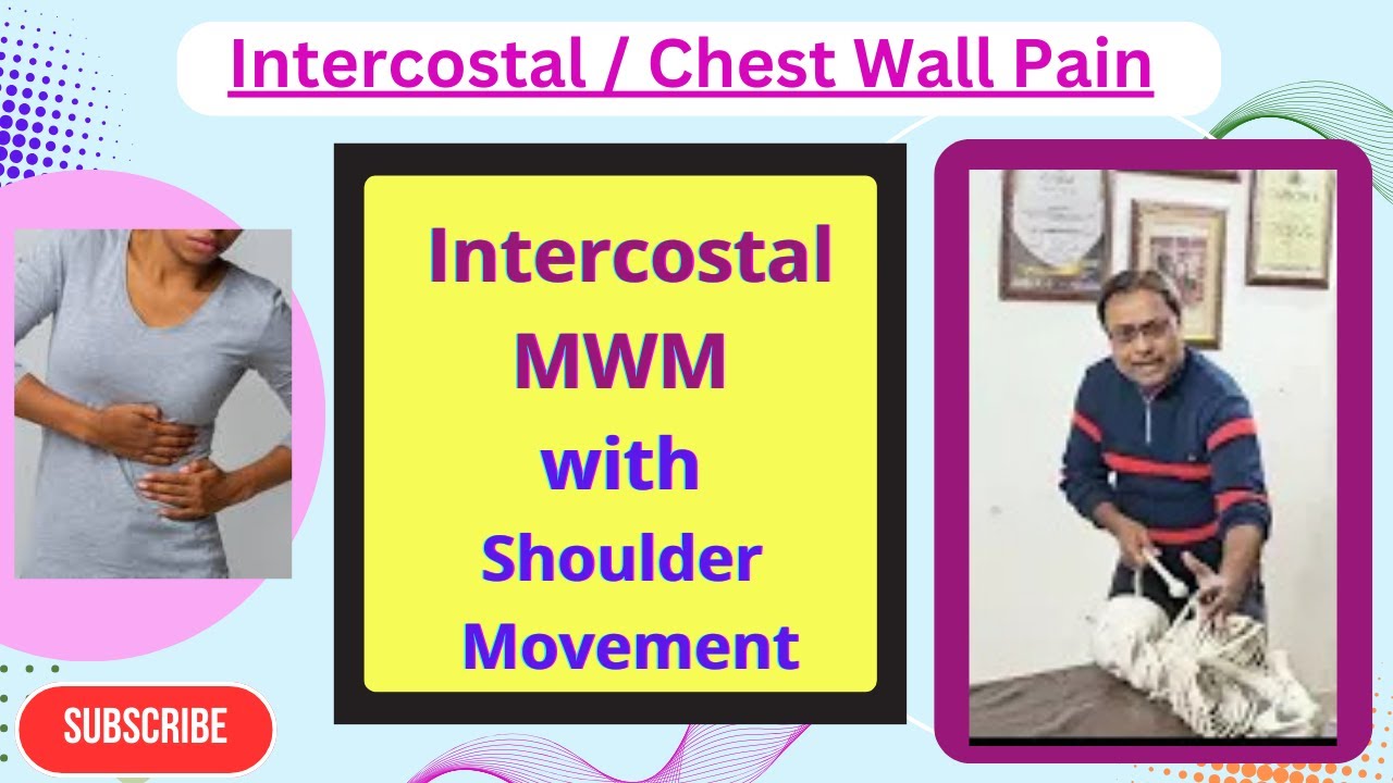 Intercostal MWM-Pain in Chest wall|पश्लियों में दर्द||Intercostal Pain|Mulligan|healtheducatum