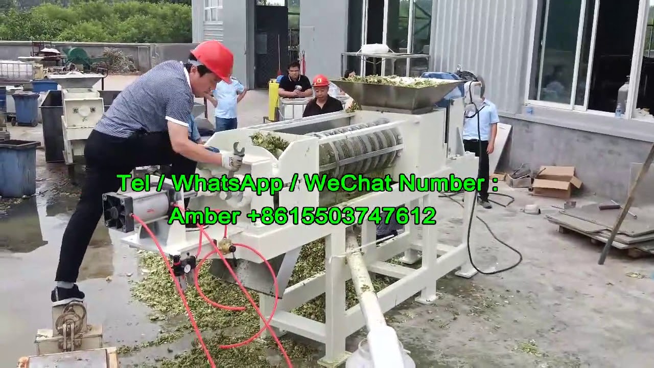 Screw Fruit & vegetable dewatering machine vegetable dehydrator machine