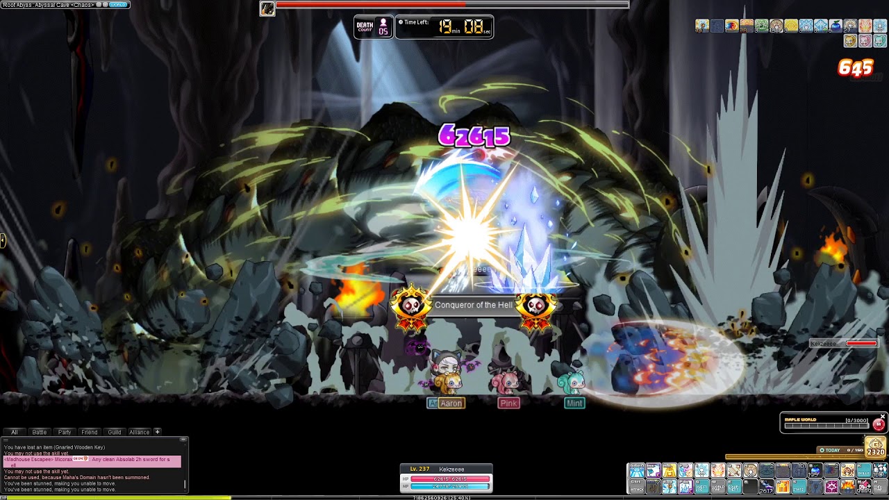 MapleStory Level 237 Aran Solo Chaos Vellum