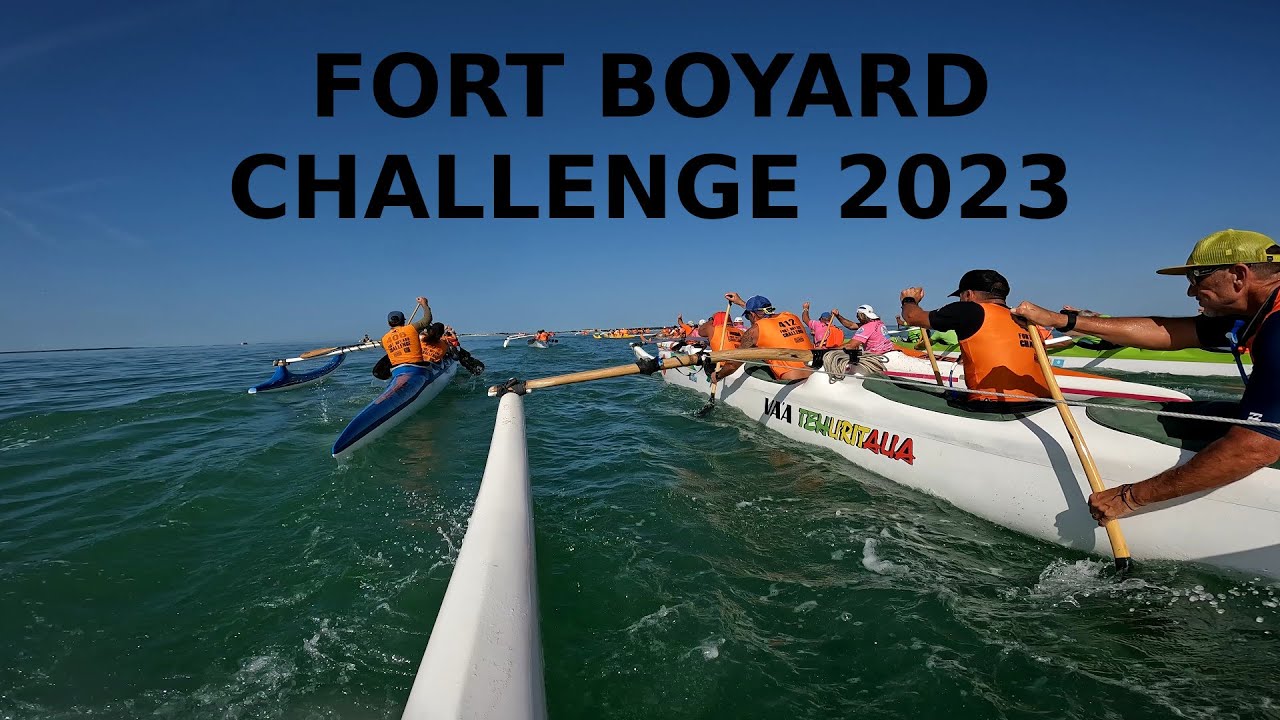 Challenge Fort Boyard 2023 - Toulon va'a Pirogue