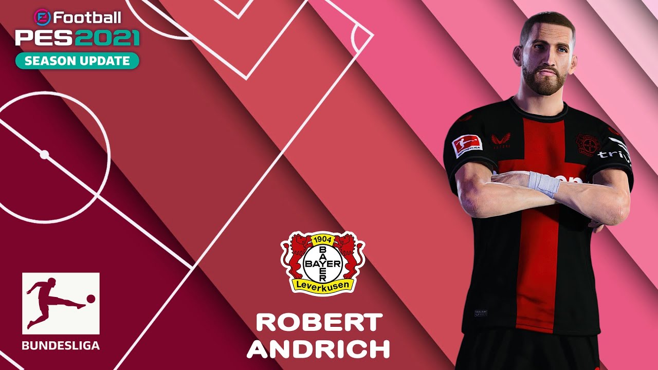 R. ANDRICH face+stats (Bayer Leverkusen) Как создать в PES 2021