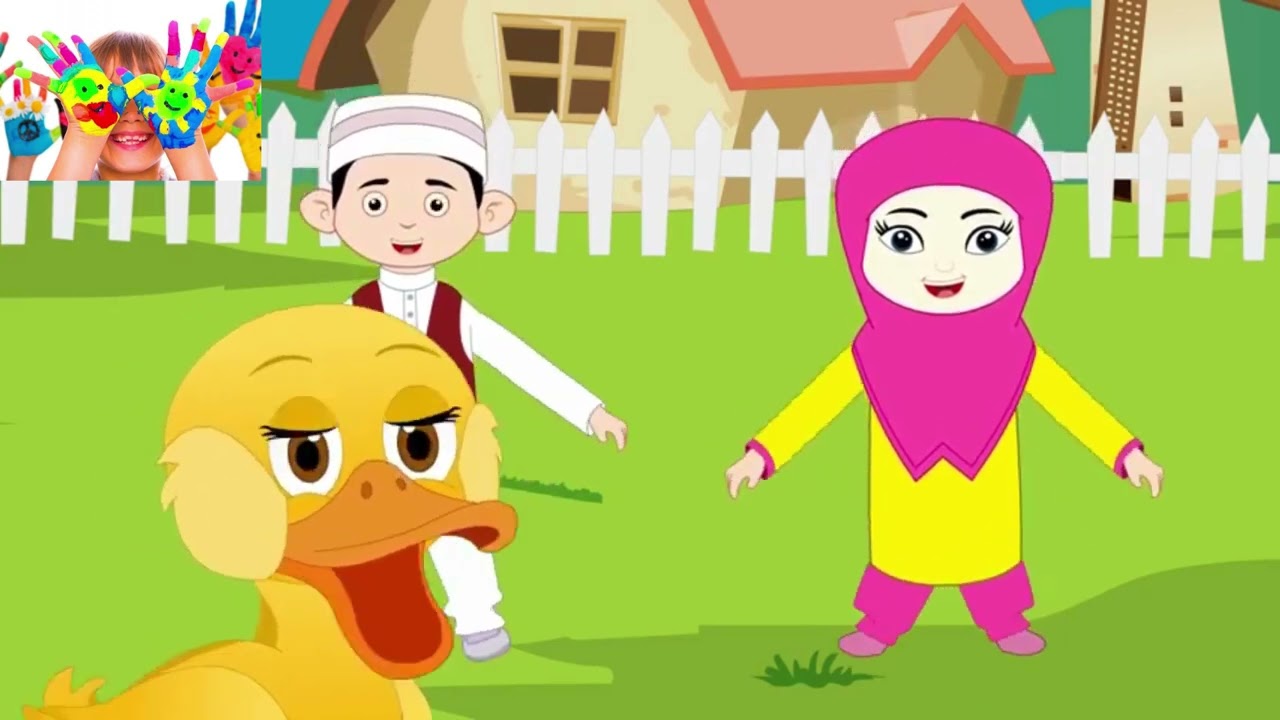 Beautiful colorful Rhyme Head knees & toe (Urdu version)
