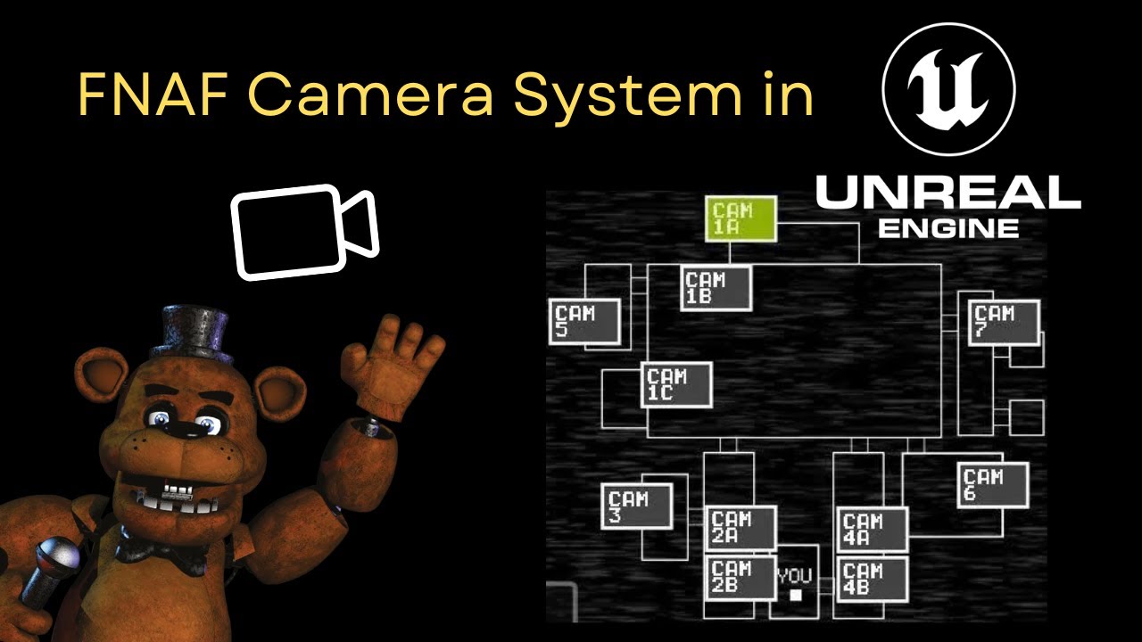FNAF Camera System Tutorial in Unreal Engine 5 + Free Project