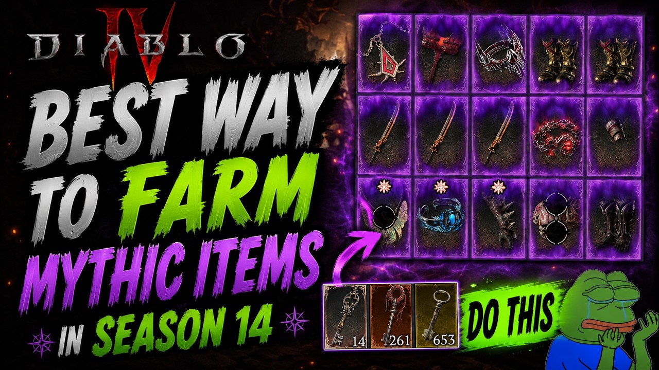 BEST WAY to Farm Mythic Items In Season 14