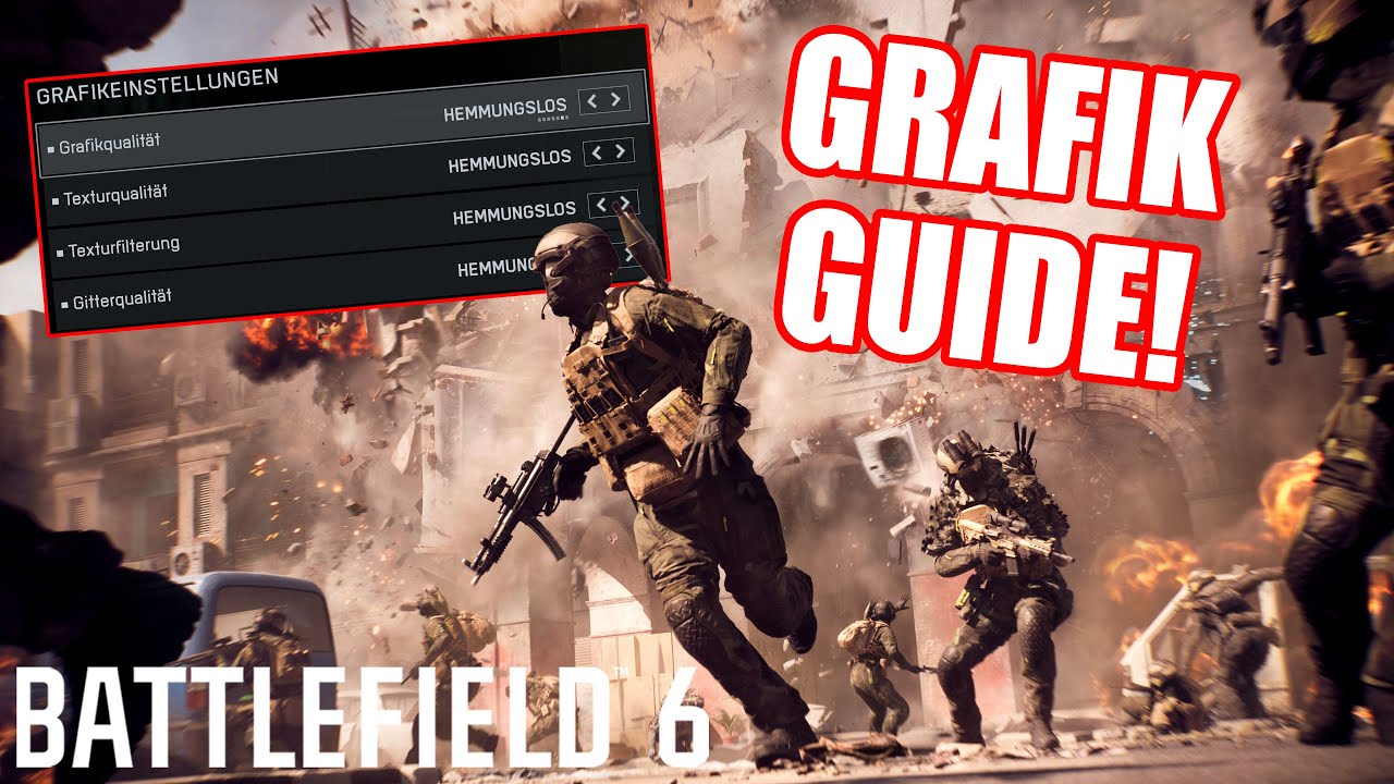GRAFIK-GUIDE: So bringt Ihr Battlefield 6 zum Rennen! [BF6 Settings Tutorial]