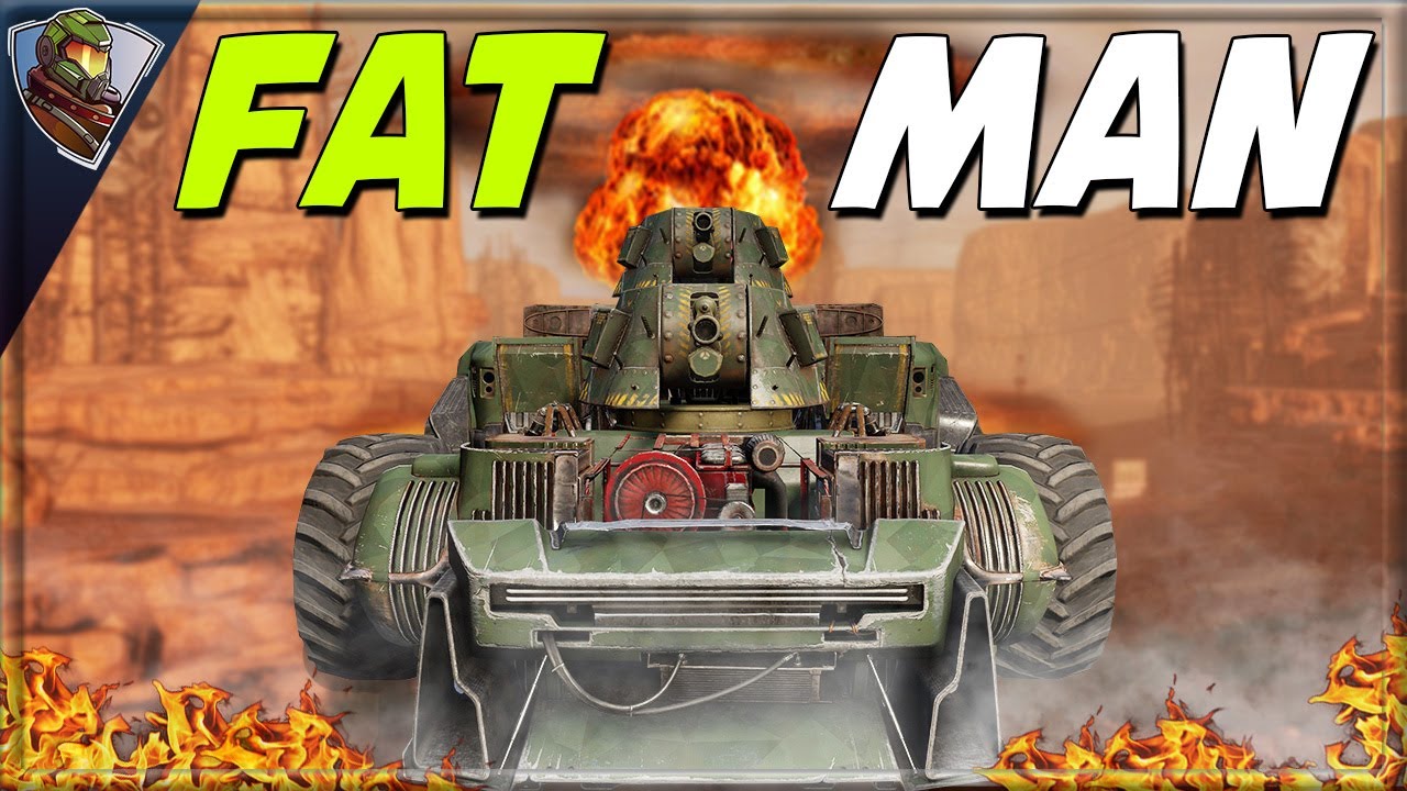 Upgraded Fatman Cannon with faster reload and faster projectile speed - Crossout Gameplay