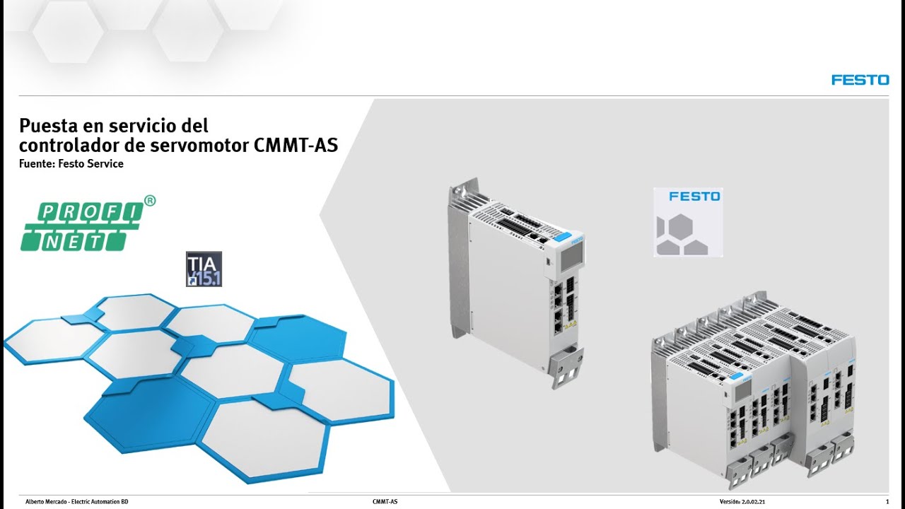 CMMT-AS (Profinet) en TIA Portal V15.1