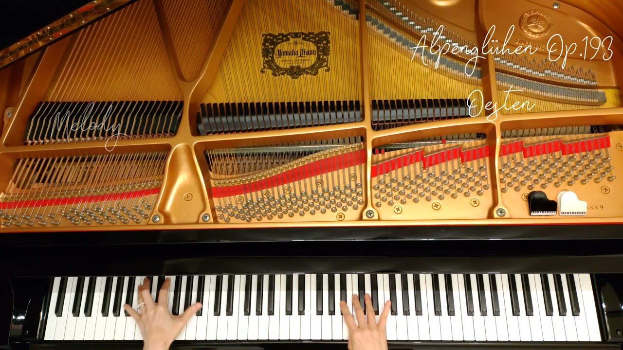 アルプスの夕映え : エステン作曲/Alpenglühen Op.193 : Oesten