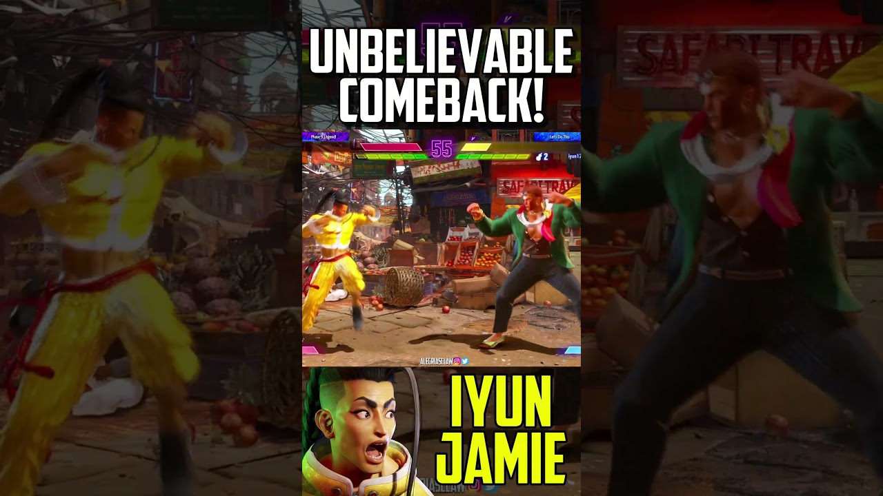 WHAT A COMEBACK! &bull; SF6 SHORTS  #streetfighter #sf6 #streetfighter6jamie