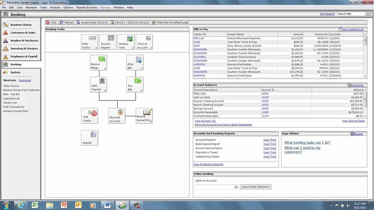 Adjusting and Closing Entries in Sage 50