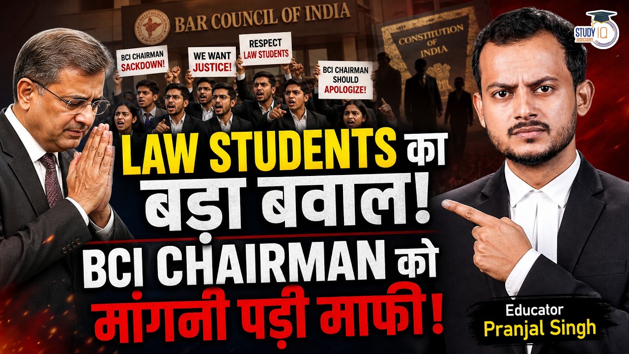 Law Students vs BCI: Chairman Apologises | Student Protest | NALSAR | Pranjal Singh