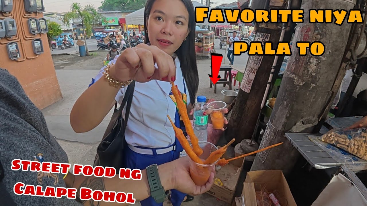 NAG MERYENDA KAMI SA STREET FOOD NG CALAPE BOHOL | Katuba Official
