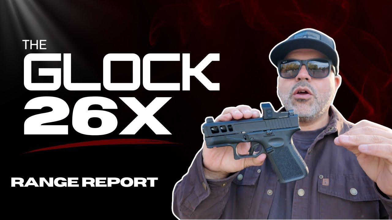 Стрельба из нового пистолета Glock 26X от Glock Store