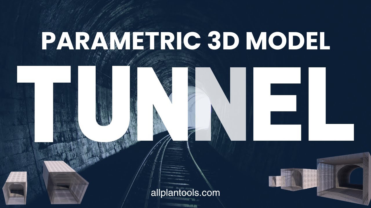 Create Parametric 3D Tunnel modeling in Allplan Engineering - ALLTO PythonParts Generator