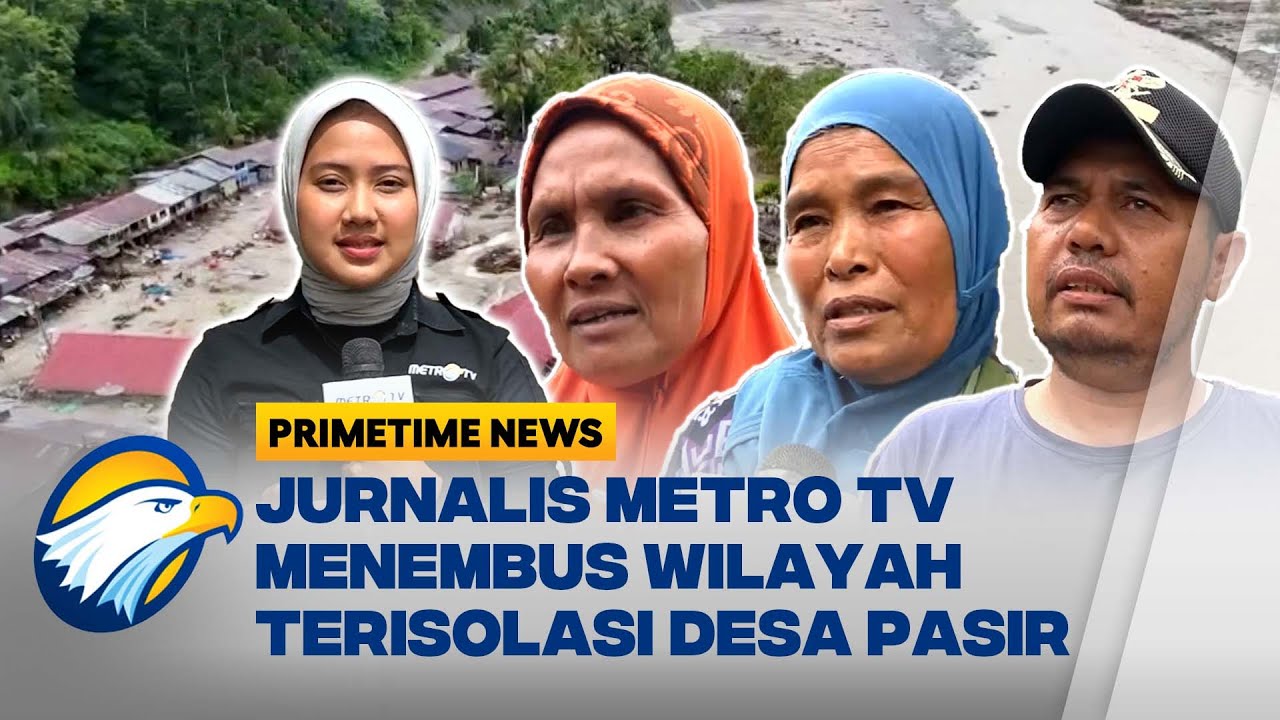 Jalan Putus Tak Halangi Penyaluran Bantuan ke Desa Pasir - [Primetime News]