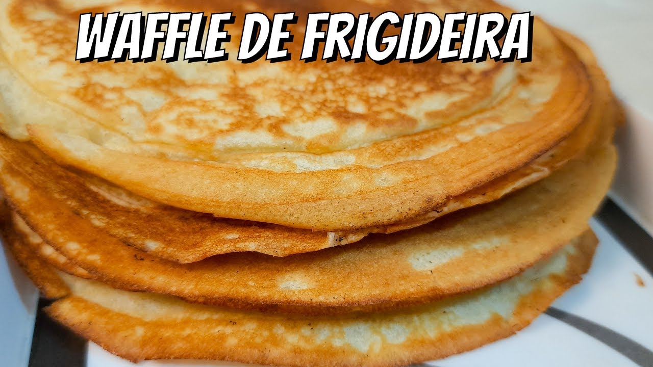 WAFFLE DE FRIGIDEIRA |ótimo para um café da manhã