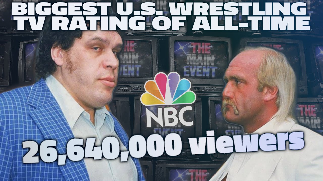 The biggest TV rating in U.S. wrestling history: 26.64 million viewers