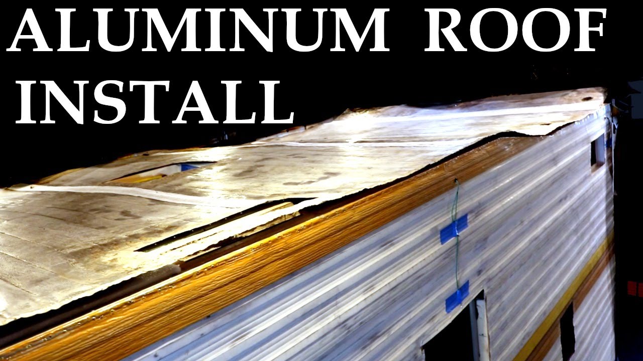 ALUMINUM ROOF INSTALL - Truck Camper Build Part 51