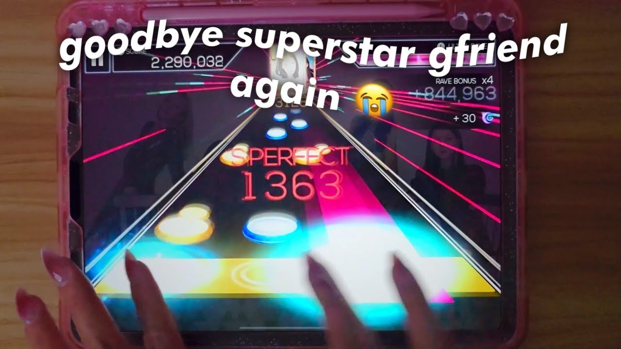 playing some of the hardest songs on superstar gfriend 🤍💙💜