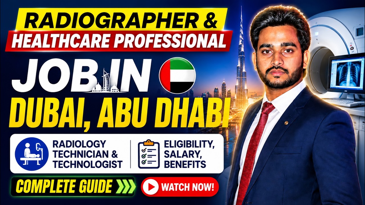 Radiographer & Healthcare Professional Job in Dubai, Abu Dhabi | Radiology Technician & Technologist