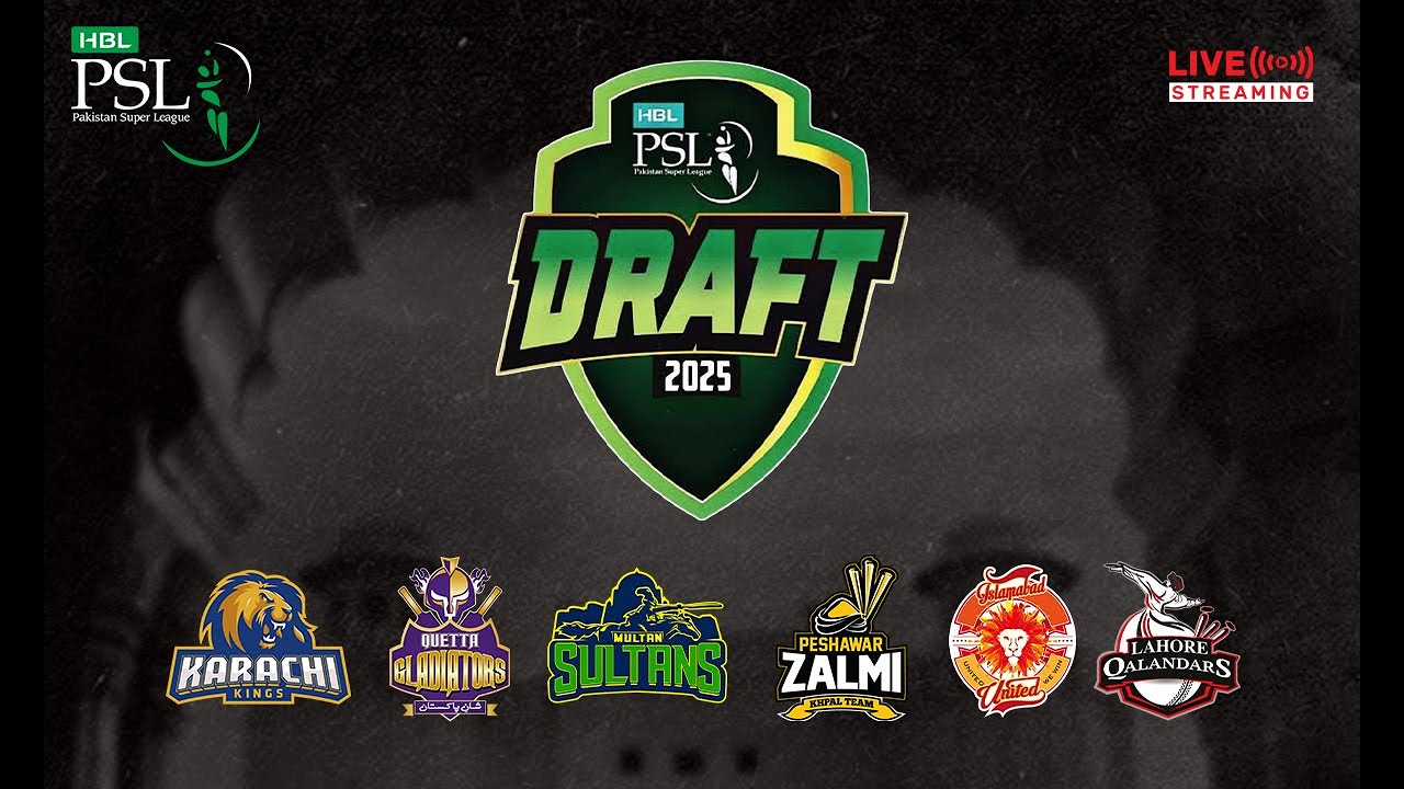 🔴 Live | HBL PSL Player Draft 2025 | #HBLPSLDRAFT | #HBLPSL10 | #DECADEOFHBLPSL