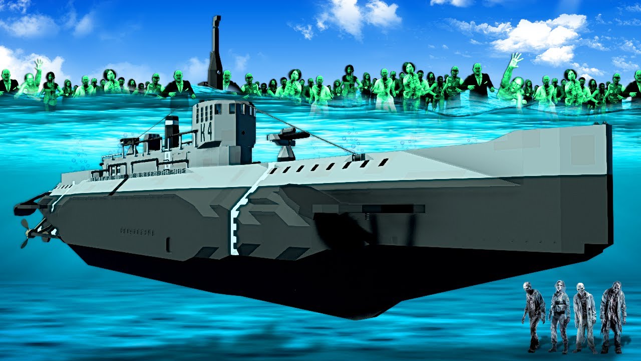 Zombie Survival in a SUBMARINE! (Stormworks)