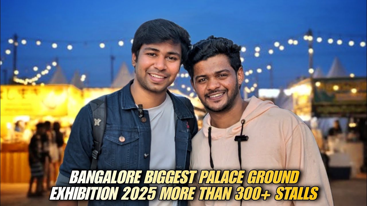 Bangalore biggest palace ground exhibition 2025 agrawal trade fair more then 300+ stalls