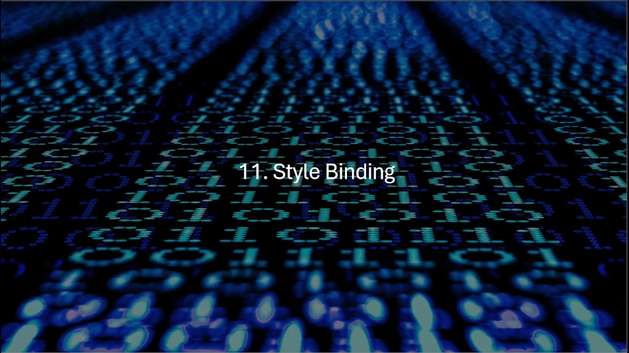 11. Style Binding