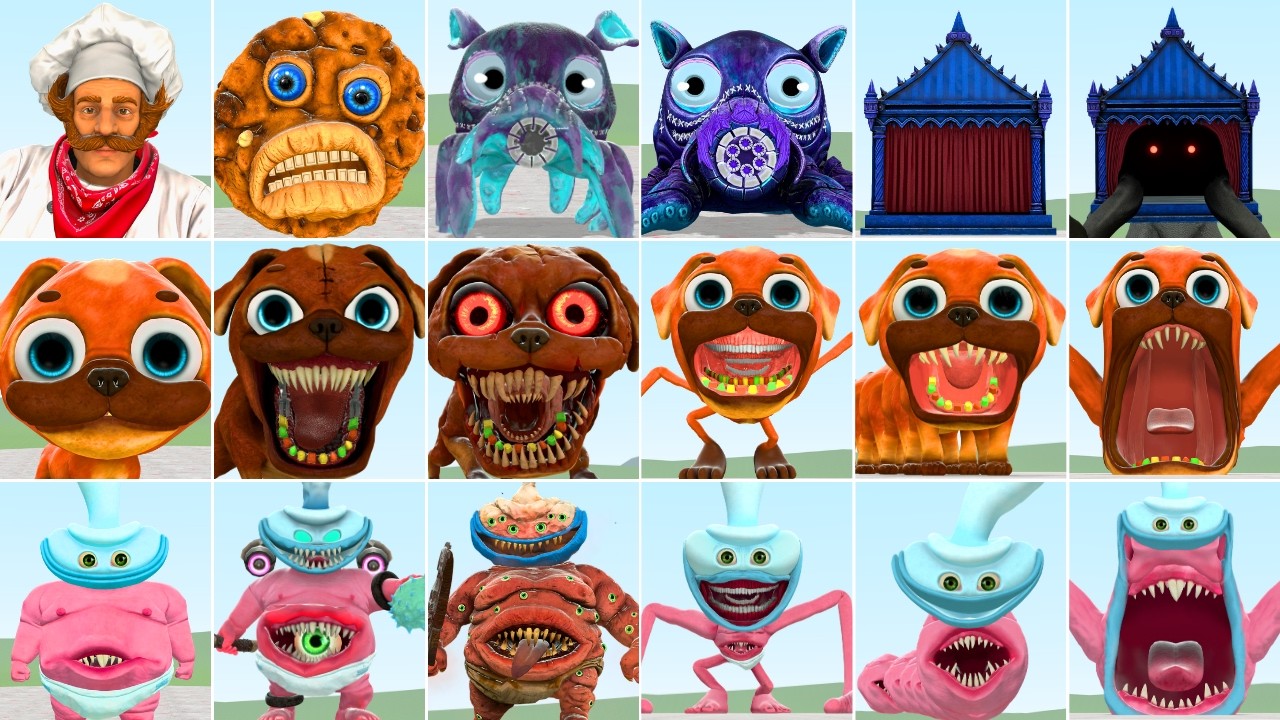 I Played Death Match Game With All New Dark Pals: The 1st Floor Monsters In Garry's Mod