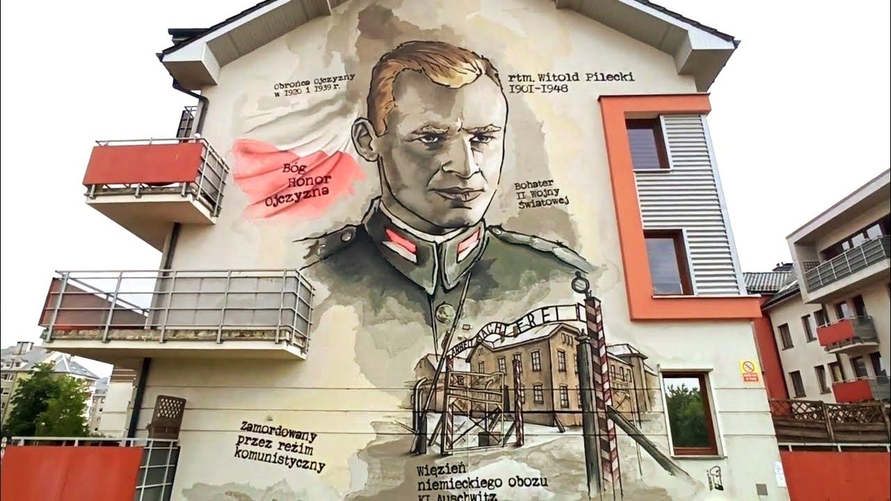 Nowy Mural Patriotyczny Rotmistrza Pileckiego w Stargardzie Witold Pilecki Stargard Bohater