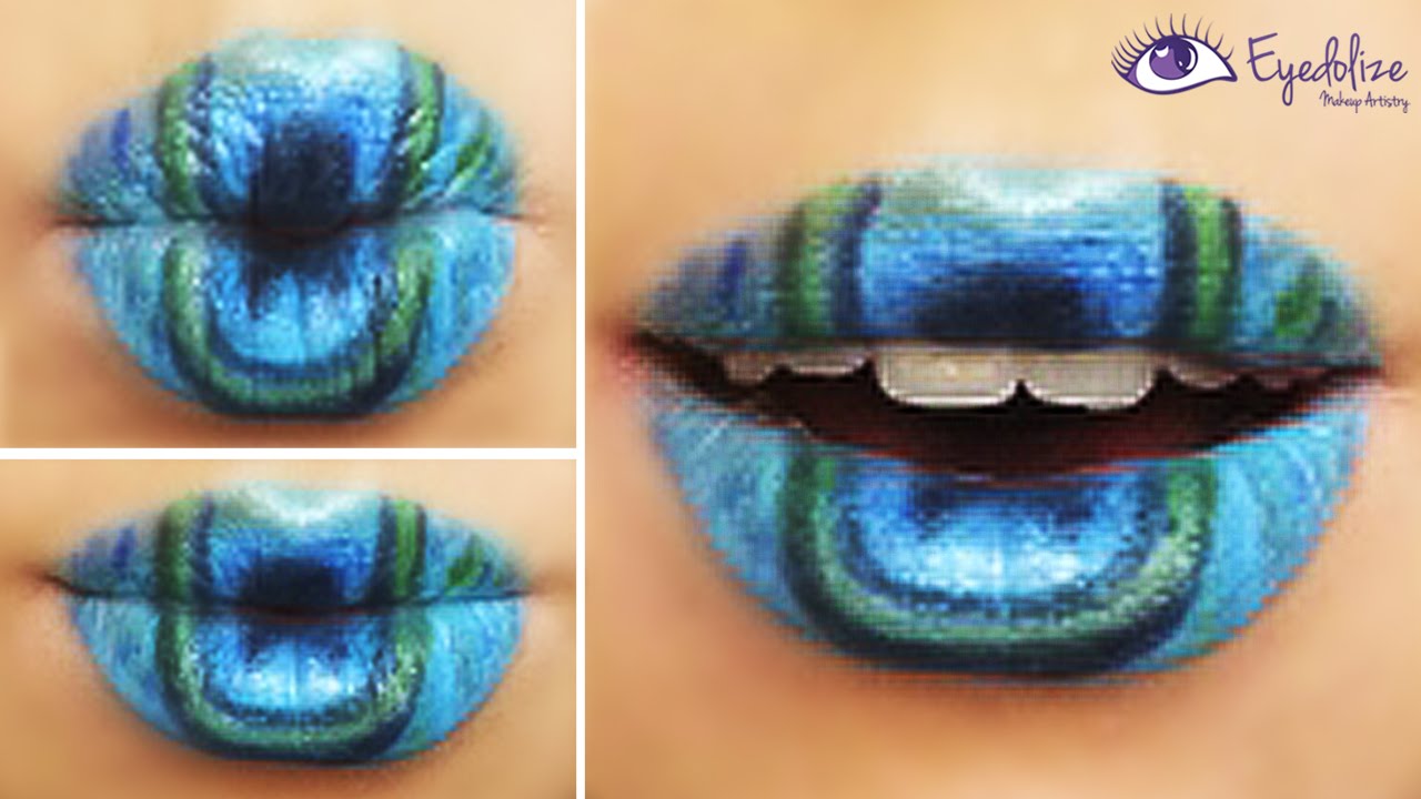 Peacock Lipstick Tutorial by EyedolizeMakeup