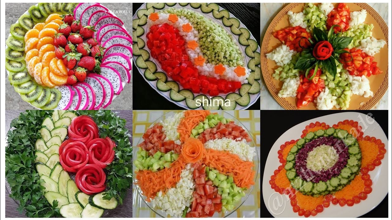 Healthy and testy salad/beautiful salad decorations ideas#viral #2025 #salad 