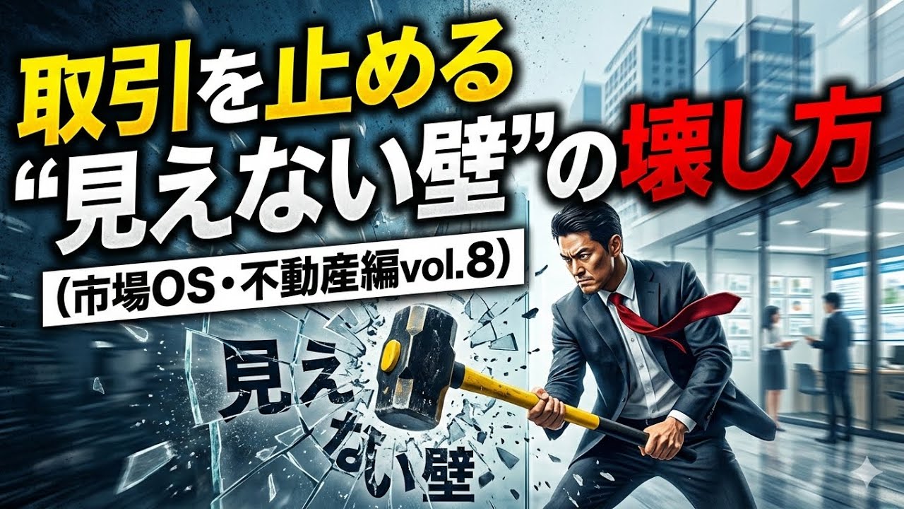取引を止める“見えない壁”の壊し方（市場OS・不動産編vol.8）