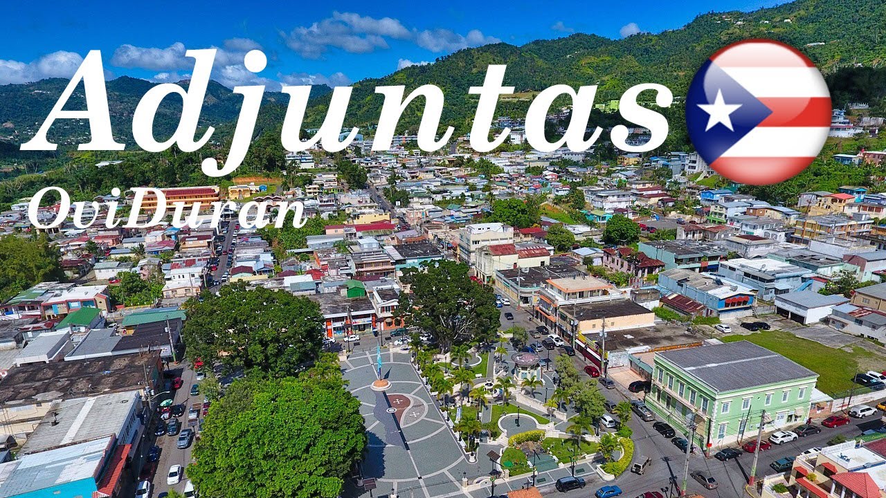Adjuntas, Puerto Rico From The Air 2020