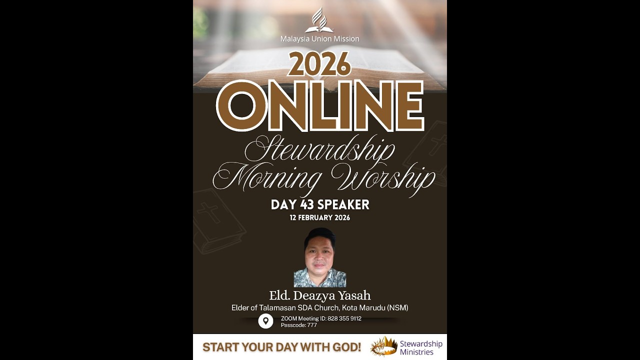 MAUM 2026 ONLINE STEWARDSHIP MORNING WORSHIP | 12 FEB 2026