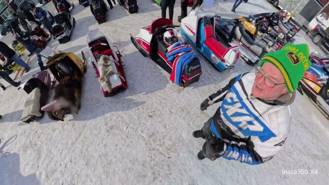 Saint Malo, Manitoba 🇨🇦 Vintage Snowmobile show and Shine 2025