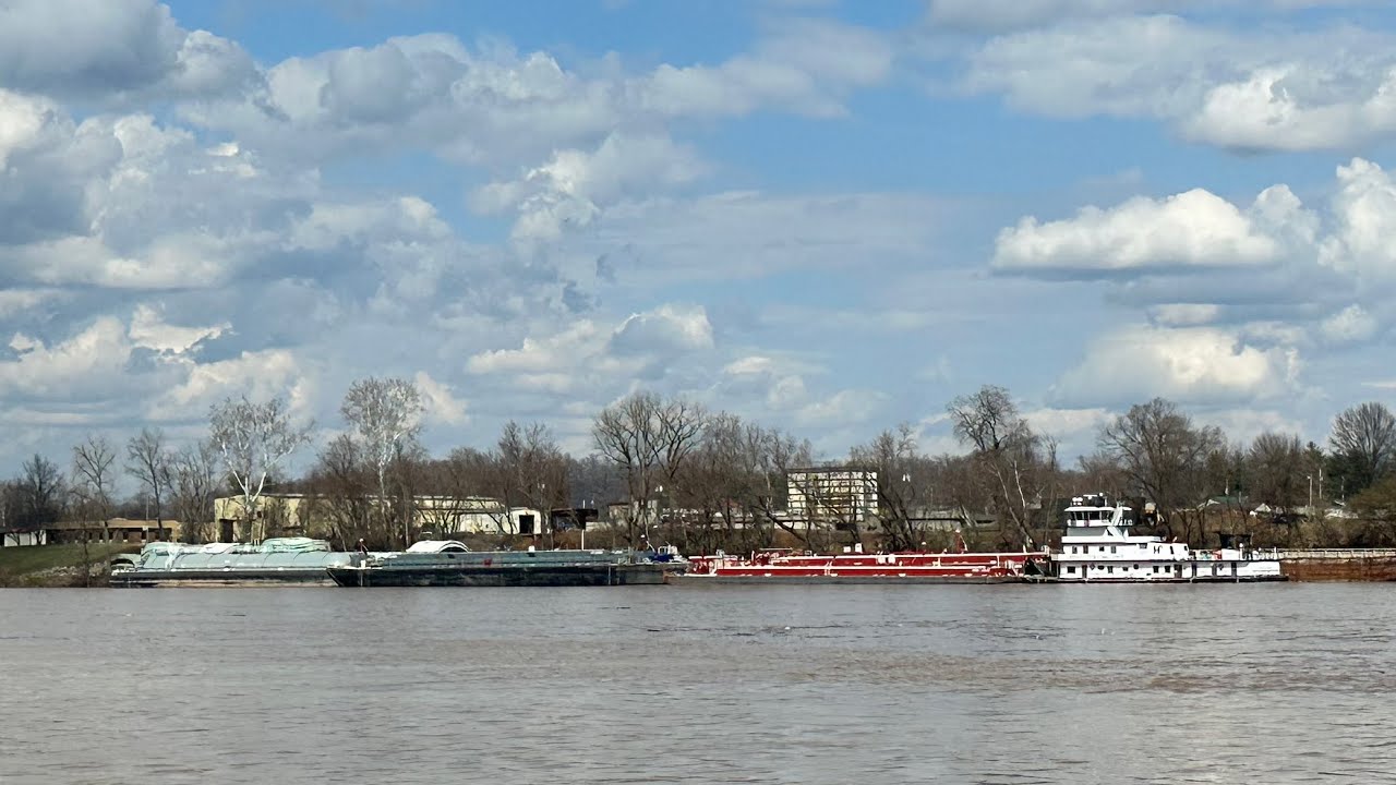 Hines Furlong line M/V Danny J Whitford on the Ohio river. 
