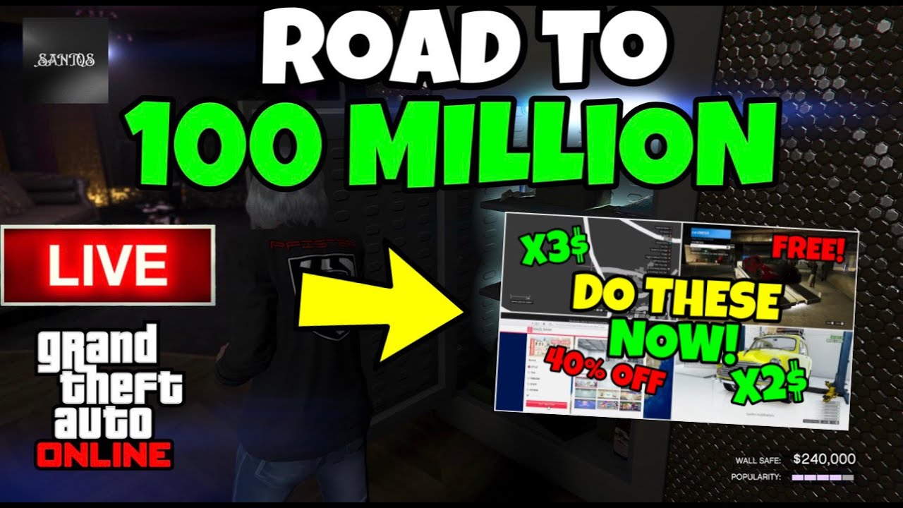 GTA Online: Road to 100 Million! | Saturday Check In!
