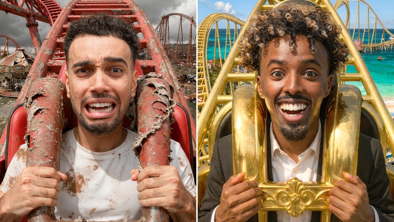 $10 vs $10,000 Theme Park
