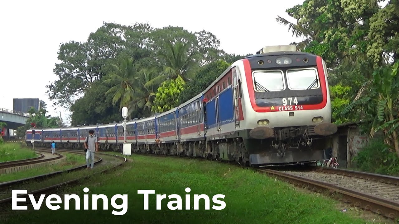Evening Train Collection in Sri Lanka Railways