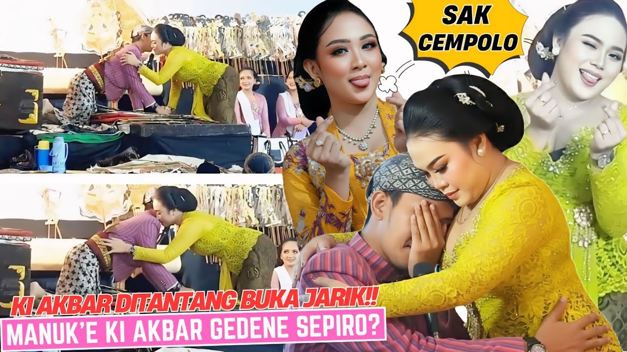 Ki Akbar Ditantang Buka Jarik Karo Sinden Lanang. Sepiro Gedene Manuk'e Ki Akbar? Paling Rem-Blong!!