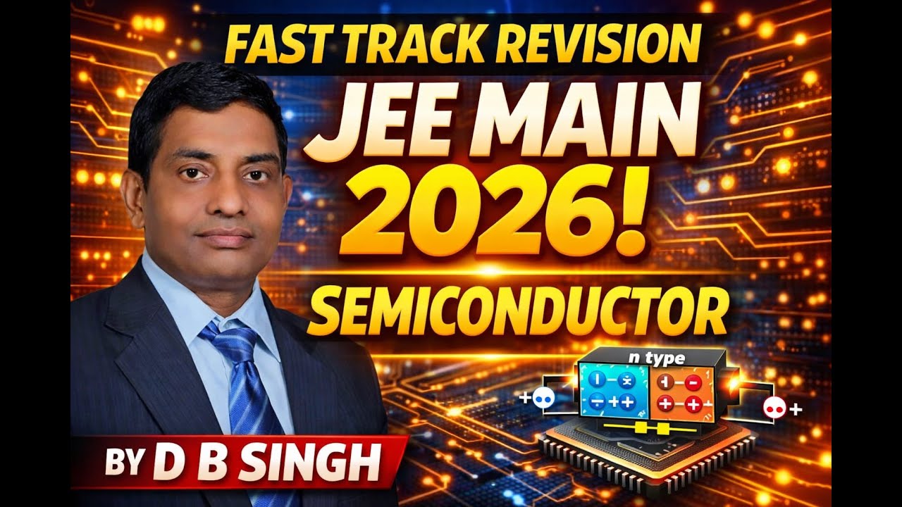 FAST TRACK REVISION OF SEMICONDUCTOR FOR JEE MAIN 2026 BY D B SINGH