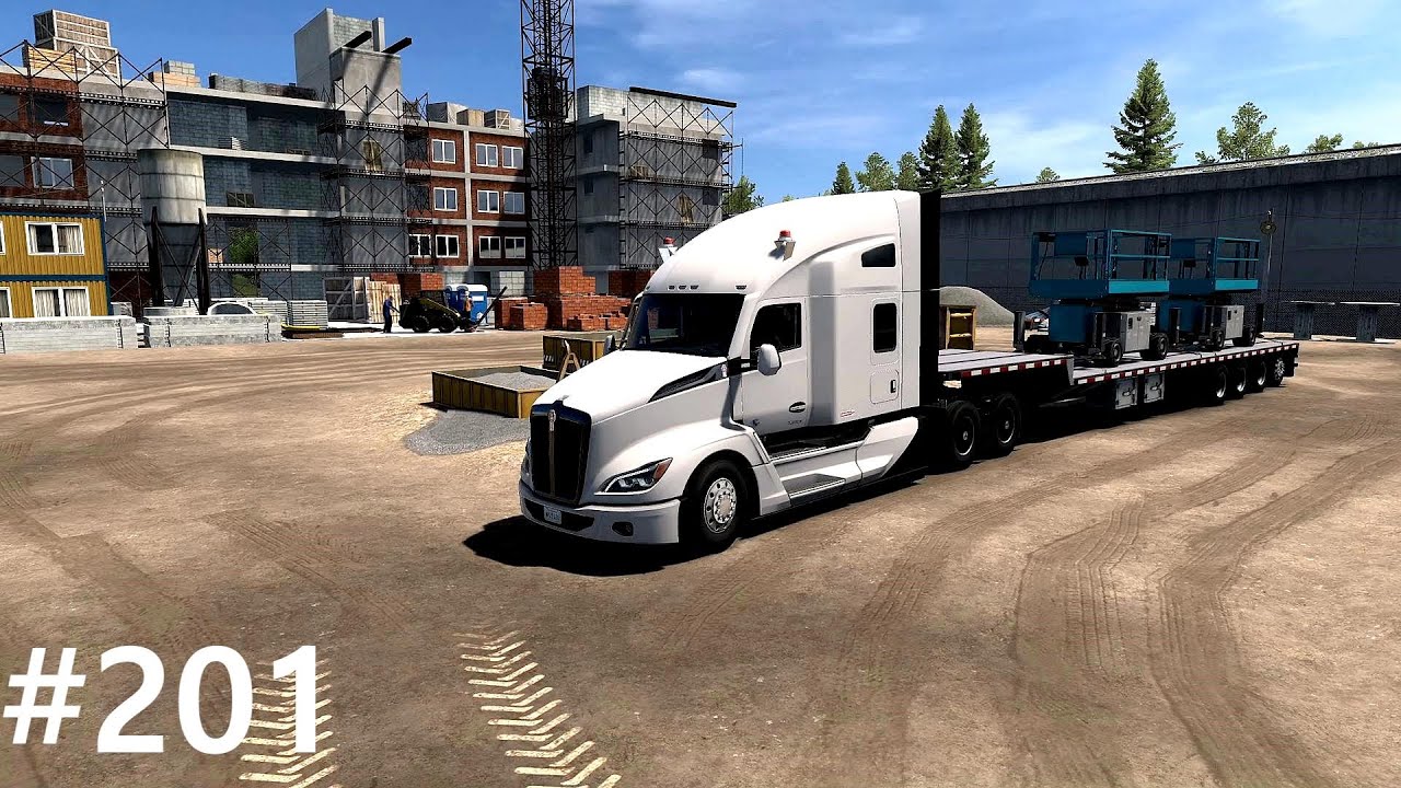 American Truck Simulator - Part 201 - Short Delivery From Spokane To Wenatchee