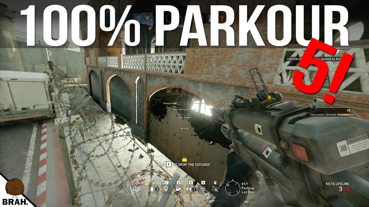 Parkour Tricks Episode #5! - Rainbow Six Siege