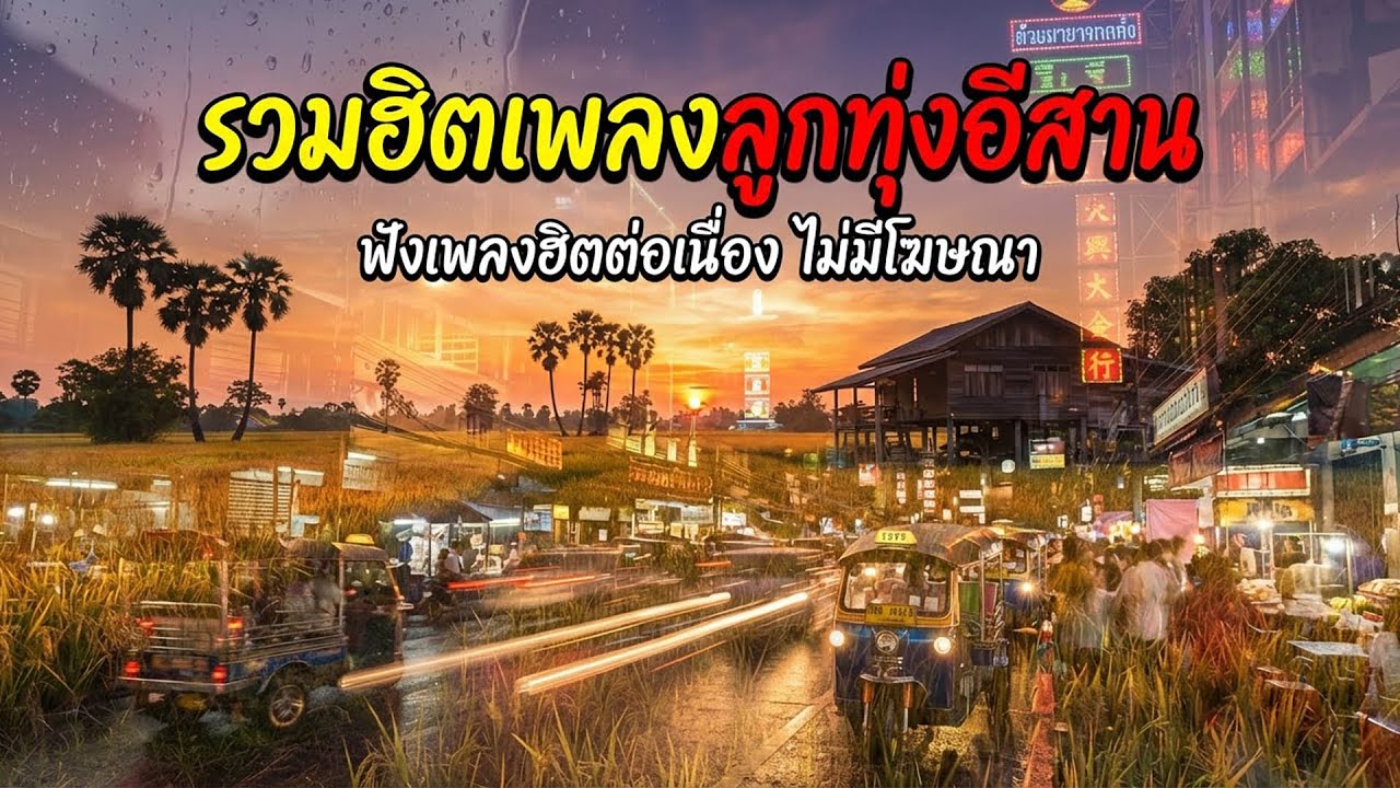รวมฮิตลูกทุ่งอีสาน 2026 ฟังสบาย ฟังเพลินตลอดการเดินทาง (Longplay)
