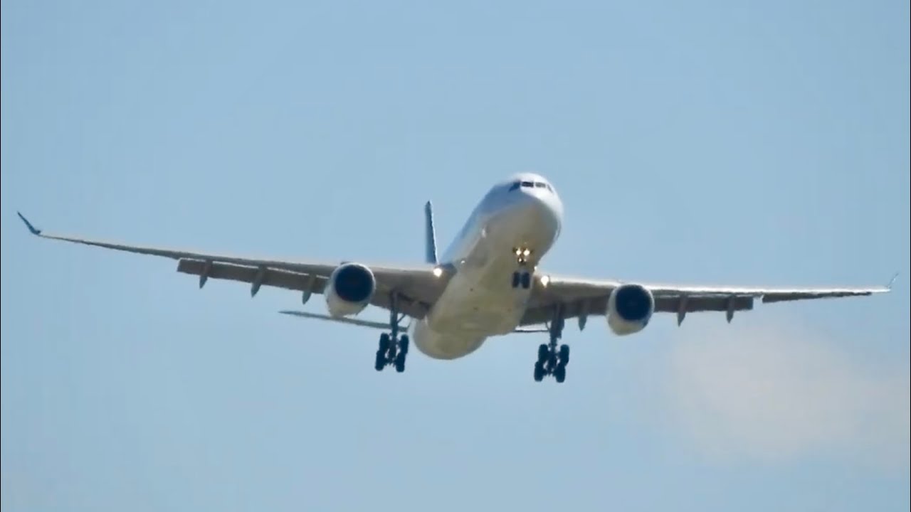 MNG Cargo A330 arriving at BHX