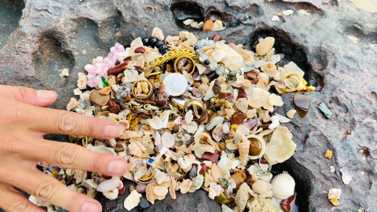 I Spent 24 Hours Cleaning the Beach… and Found Treasure Under the Waves!