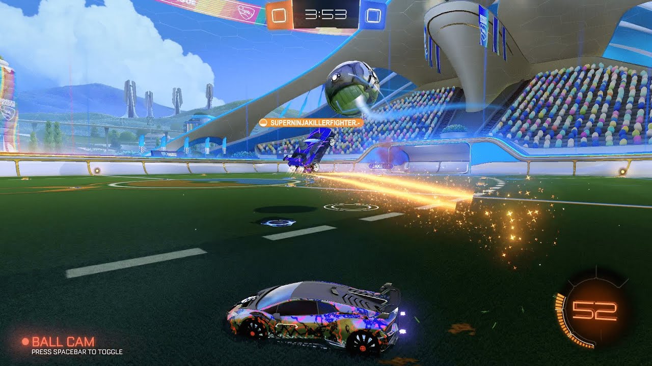 Rocket League 3v3 Gameplay - No Commentary