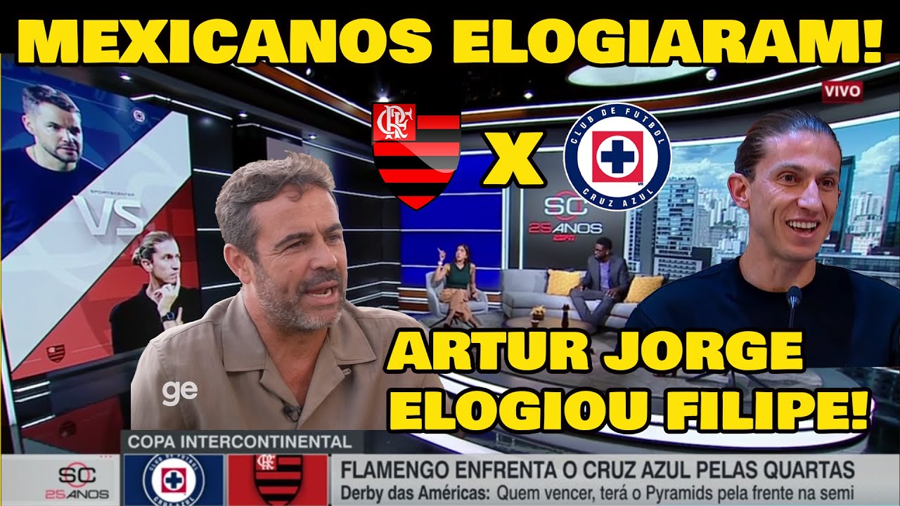 MEXICANOS EXALTAM ELENCO DO FLAMENGO! ARTUR JORGE ELOGIOU FILIPE LU&Iacute;S!