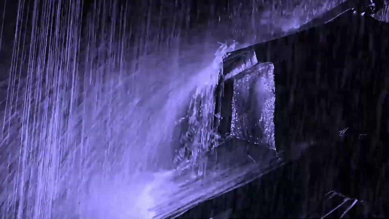 Rainstorm on Tin Roof for Deep Sleep, Calm & Relaxation